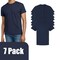 Gildan Ultra Cotton Short Sleeve T-Shirt Bundle, Unisex Crewneck Blanks Navy Tee for DIY Printing